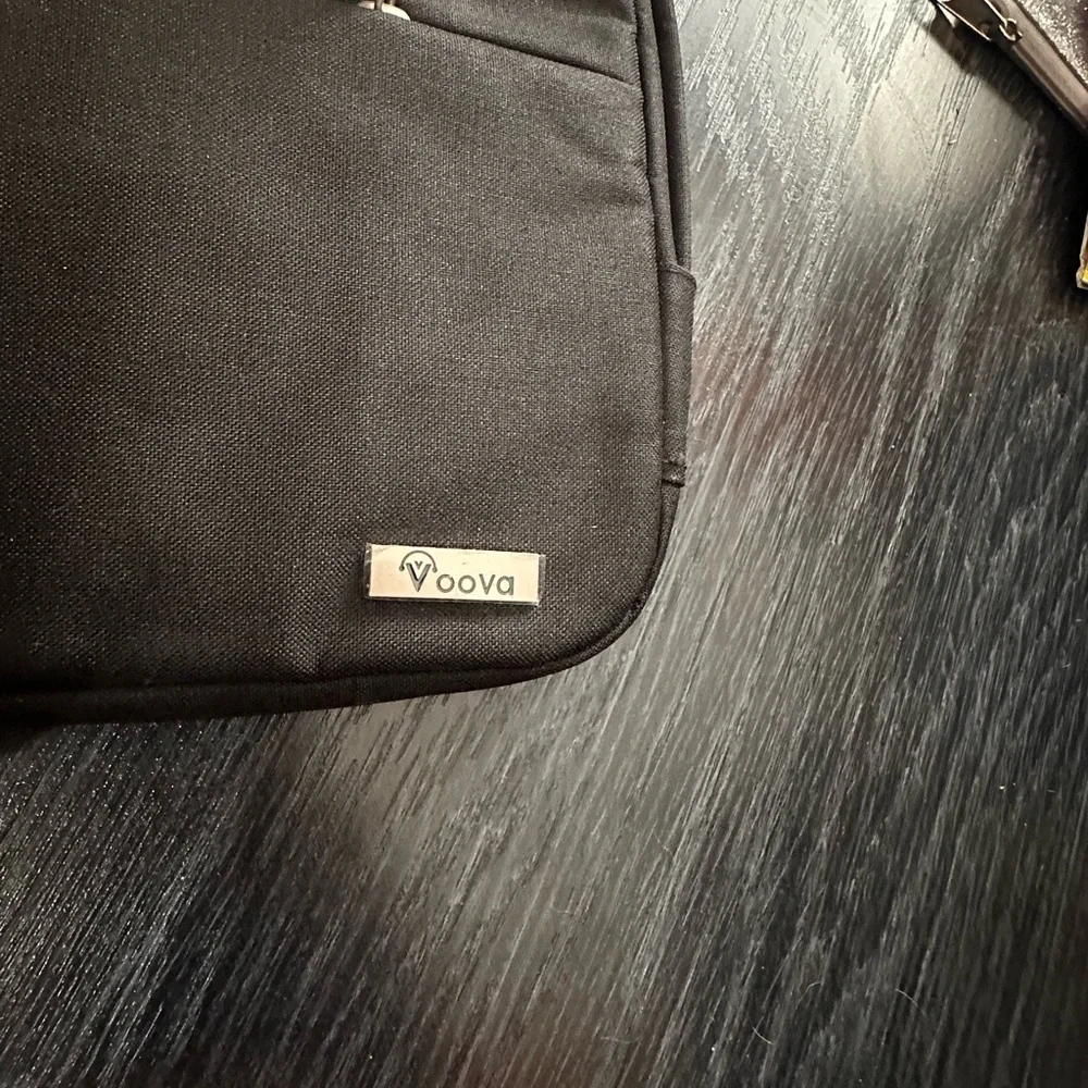 Black Laptop Bag Voova Padded Men or Women